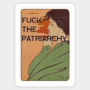 F the patriarchy Sticker